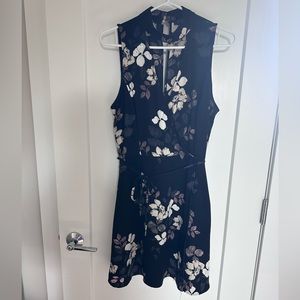 Dynamite Floral Fit and Flare Mini Dress